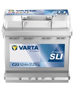 VARTA C22 - 12V 52AH (bilbatteri)