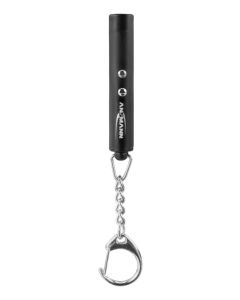 Anmann Laser Pointer 2i1 i nøkkelring - hvitt og rødt LED -lys
