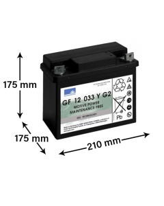 Sonnenschein GF 12 33 yg2 33ah gelbatteri