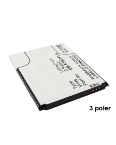 Batteri for Samsung Galaxy S 3 mini (kompatible) 3 poler