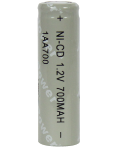Yuasa AA Battery 1.2V 700mAh Ni-CD (1 PCS)