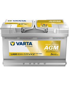 VARTA LA80 - 12V 80AH (DUAL PUSPESION AGM)
