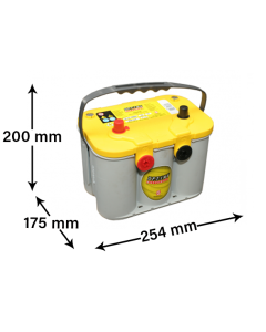 Optima YellowTop 12V 55ah (814-254)