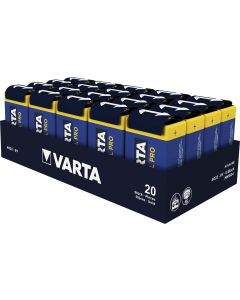 Varta Industrial Pro E / 9V 6LF22 Batteri - 20 stk.