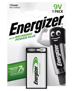 Energizer Recharge Power Plus 9V / NH22 Batteri 175mAh (1 Stk. Blister)