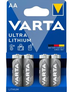 VARTA ULTRA LITIUM AA / MIGNON 4 PC -er. Batterier
