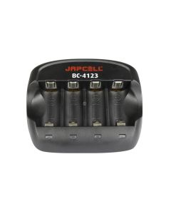 JAPCELL BC-4123 Batterilader for 3.7V CR123A Li-ion batterier
