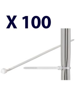 Kabelbindestandard, naturlig - 368 mm, 3,65 mm (100 stk)