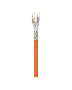 CAT 7A Network Cabinary, S/FTP (PIMF), oransje, 500m kabelrull