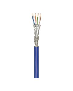 CAT 7A+ Network Cable, S/FTP (PIMF), blå, 500m kabelrull