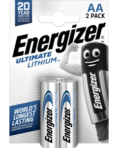 Energizer Ultimate Lithium AA / E91 / L91 Batterier (2 Stk.)