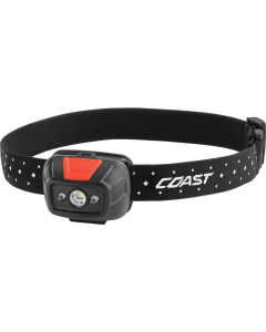 COAST FL19 Pandelampe (415 lumen) med rødt & hvitt lys - i blisterpakning