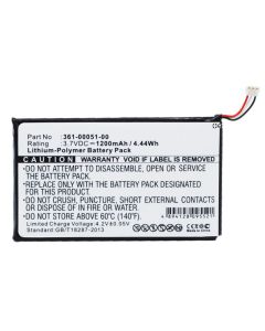 Batteri for Garmin Nuvi 2460LMT, NUVI 2660LMT, NUVI 2669LMT (kompatibel)