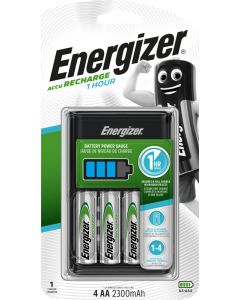 Energizer Battery Charger EU inkl. 4 x AA 2300mAh Energizer Batteries