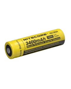 Nitecore NL1834 - 18650 Batteri 3400mah (med knott)