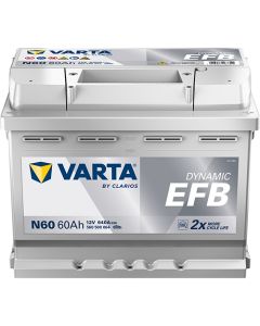 Varta Blue Dynamic EFB N60 - 12V 60AH (start -stop bilbatteri)