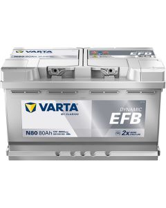 Varta Blue Dynamic EFB N80 - 12V 80AH (start -stop bilbatteri)