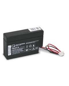Q-Batteries 12LS-0,8 12V 0,8AH AGM-batteri med JST-kontakt