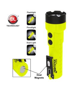 Nightstick XPR-5522GMX ATEX oppladbar LED-håndlykt med magnet (240 lumen)