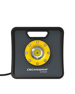 SCANGRIP NOVA-EX ATEX ZONE 1/2/21 og 22 Eksplosjonssikker LED-arbeidslampe med 10m kabel (2000 lumen)