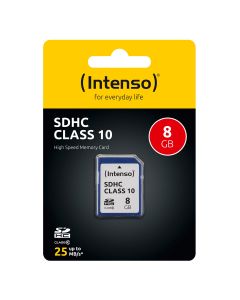 Intenso 8GB SDHC Minnekort Class 10