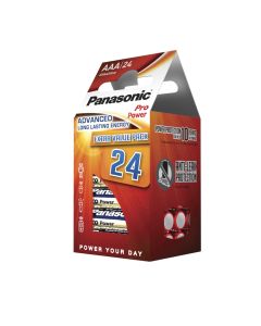 Panasonic Pro Power Alkaline AAA / LR03 Batteri - 24 stk. Carton Multipack