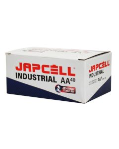 JAPCELL AA / LR06 Industrial alkaline batterier - 40 stk.