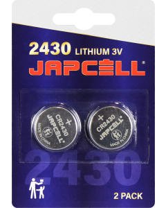 JAPCELL Lithium CR2430 Batterier - 2 stk. 