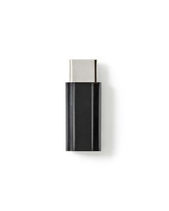 Nedis, USB 2.0 Adapter Type C-Han Sticks-Micro B-Harstics Black