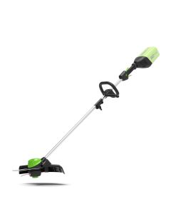 Greenworks, GD60LT, Trimmeapparat, 60V, rundt håndtak, uten batteri og universal lader.