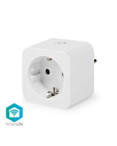 Nedis, Smartlife Plug, Effektmåler, 3680 W, Schuko/F (CEE 7/7), -20-50 ° C, hvit