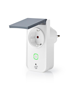 Nedis Smartlife Studs Outdoor, IP44 3680 W Type F -30 - 40 ° C Android / iOS Grå / hvit