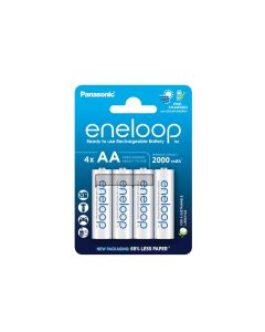 Panasonic eneloop AA Oppladbare batterier 4 stk. BK-3MCDE/4BE