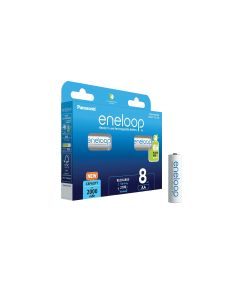 Panasonic eneloop AA Oppladbare batterier 8 stk. BK-3MCDE/8BE