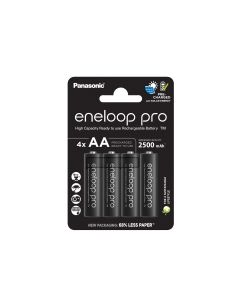 Panasonic Eneloop Pro AA Oppladbare batterier 4 stk. BK-3HCDE/4BE