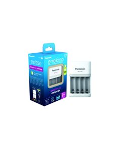 Panasonic Eneloop rask lader for 4 stk. AA/AAA batterier BQ-CC55E
