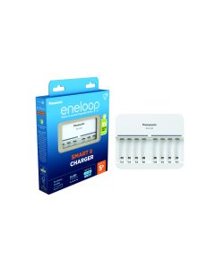 Panasonic Eneloop-lader for 8 stk. AA/AAA-batterier BQ-CC63E