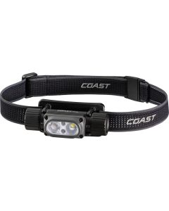 Coast WPH30R vanntett oppladbar hodelykt, 1200 lumen