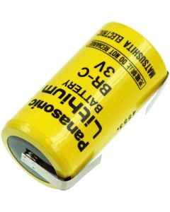 Panasonic BR-C 3V litium 5000mAh 2/3A med Z-Solder Tab