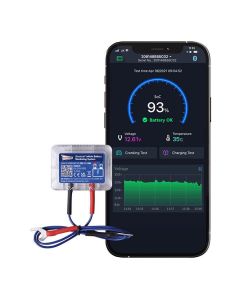 Bluetooth-overvåking av 12V-batteri for bil og båt