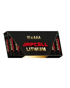 JAPCELL Lithium AAA Batterier (10 Stk. Pakning)