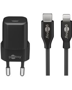 Kraftig USB-C™ PD-lader 65W svart