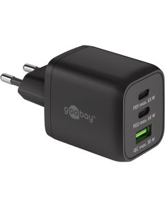 Goobay USB-C™ PD GaN Power Multiport Nano 65W svart