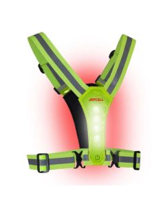 Refleksvest med LED-lys