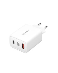 Intenso® USB Multiport GaN Power lader 65W (2xUSB-C/1xUSB-A) PD 3.0/QC 4.0