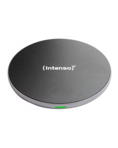 Intenso® Trådløs Oplader QI 15W Sort, Aluminium inkl. USB-C Kabel og 20W Hurtigoplader (PD 3.0/QC 4.0)