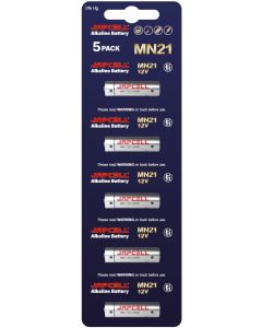 Japcell MN21 / E23 / 23A Batteri - 5 Stk.