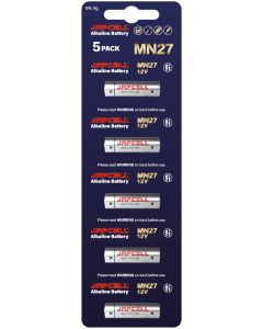 Japcell MN27 / E27 / 27A / A27 Batteri - 5 Stk.