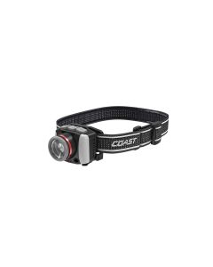 Coast FL95R Oppladbar hodelykt med fokus og lys i tre farger 1250 lumen