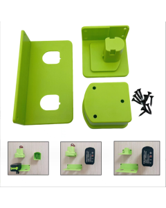 Batteriholder / Veggfeste for 2 Ryobi-batterier
